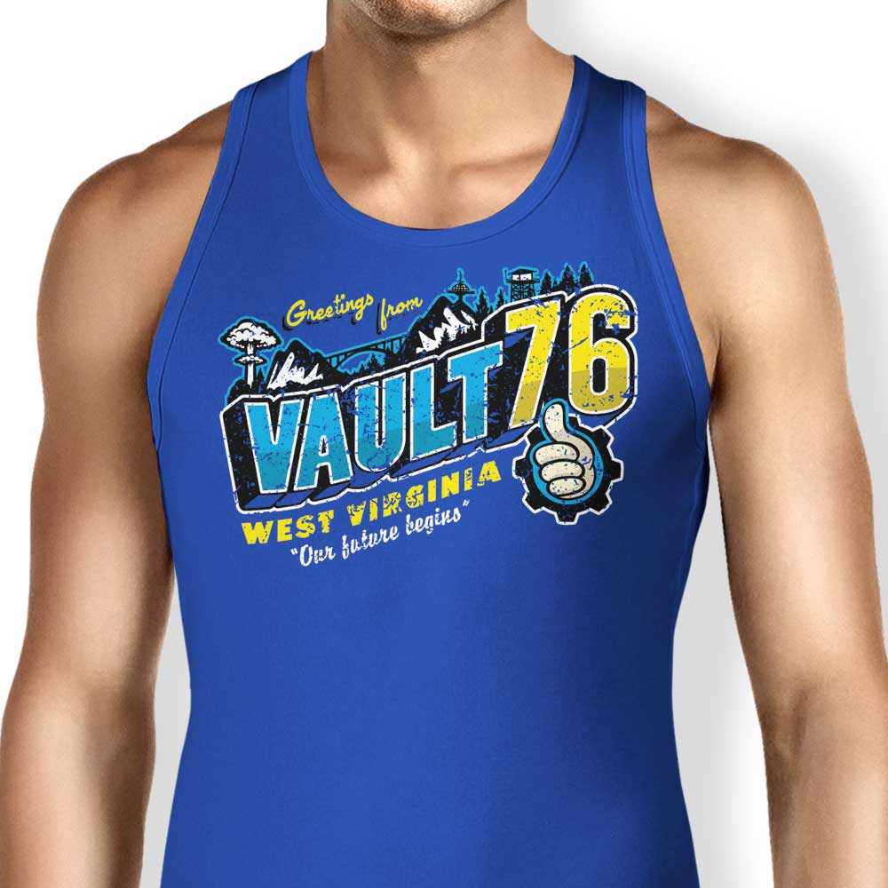 Comfy West Virginia Greetings Tank Tops for Men and Women