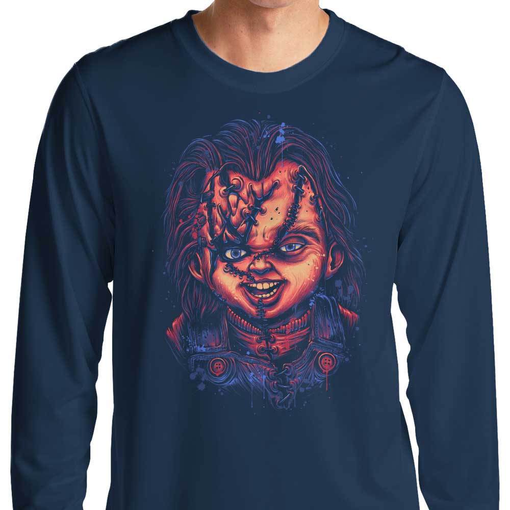 Long Sleeve 'Good Guy Wants to Play' T-Shirt by Glitchygorilla