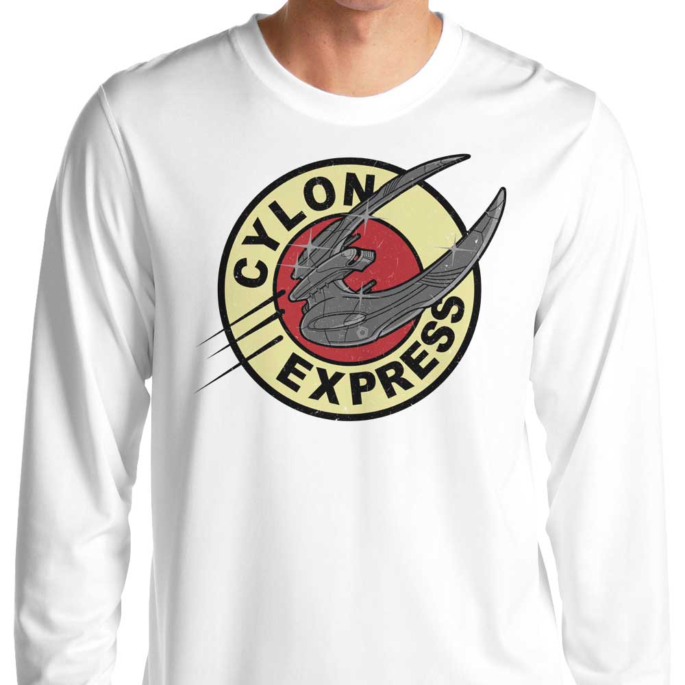 Getsousa Cylon Express Long Sleeve Crewneck T - Shirt for Men and Women