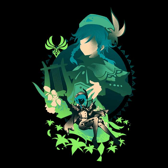 Windborne Bard Venti-themed Men's and Unisex Comfortable Tank Top