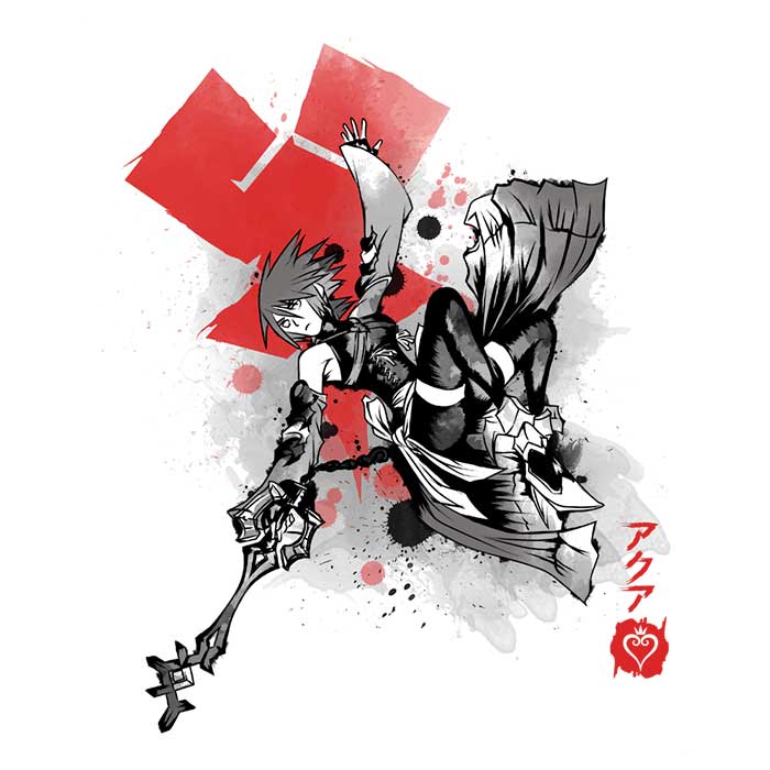 Soulkr Keyblade Master Sumi-e Comfortable Unisex and Women's Tank Tops