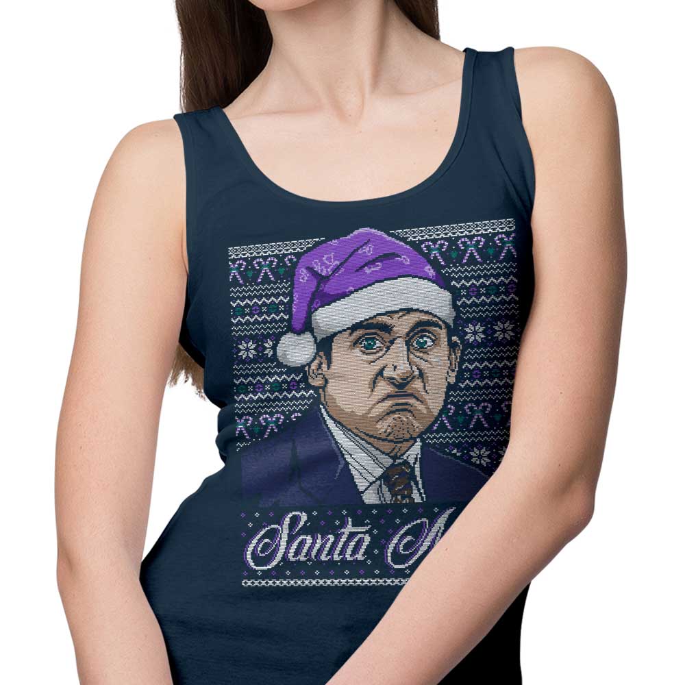 Santa Mike Men's and Women's Comfortable Tank Tops