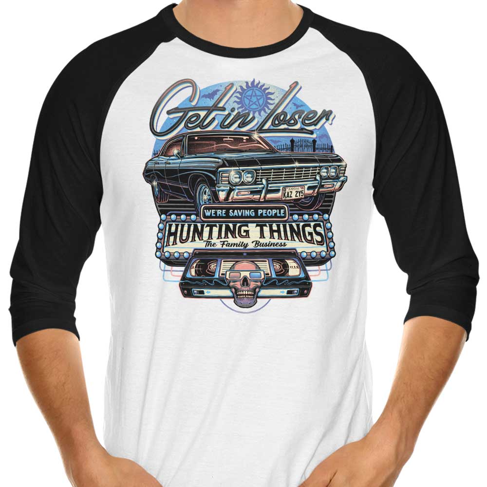 3/4 Sleeve Raglan T-Shirt - Saving People Design