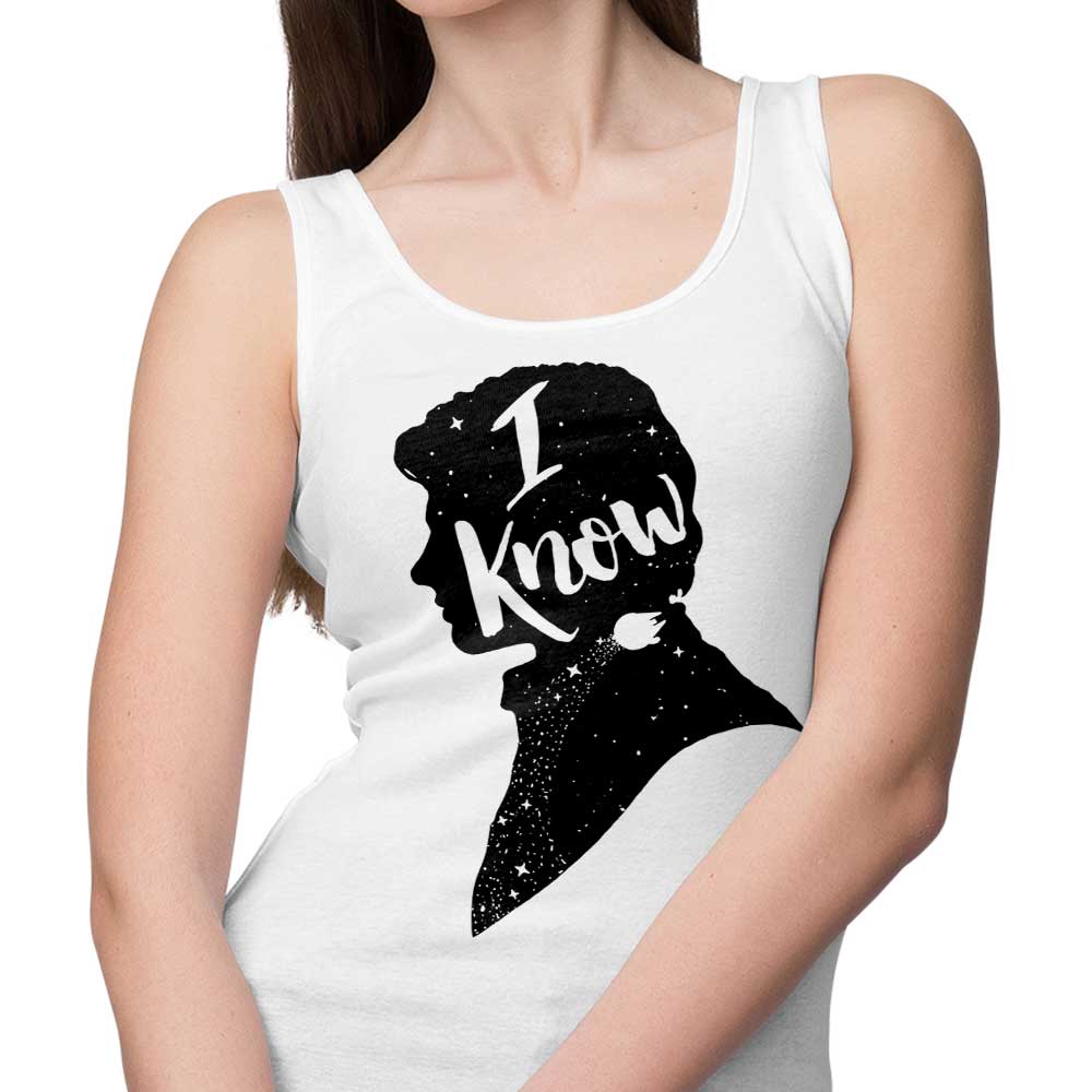 Soft and Comfortable 'I Know' Men's/Unisex and Women's Tank Tops
