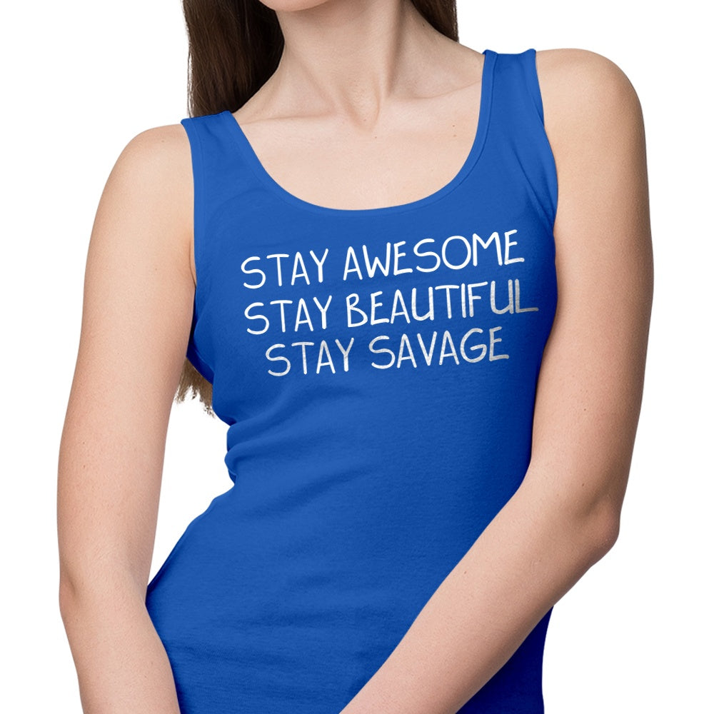 MissClick's Comfortable Stay Savage (Alt) Tank Tops for Men and Women