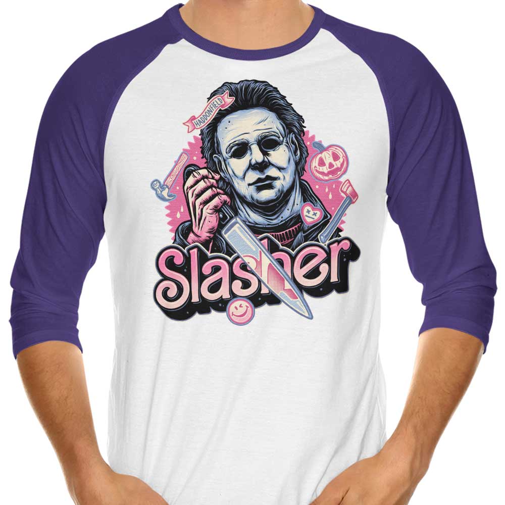 Momma Gorilla's Slasher Love 3/4 Sleeve Raglan Stylish T-Shirt