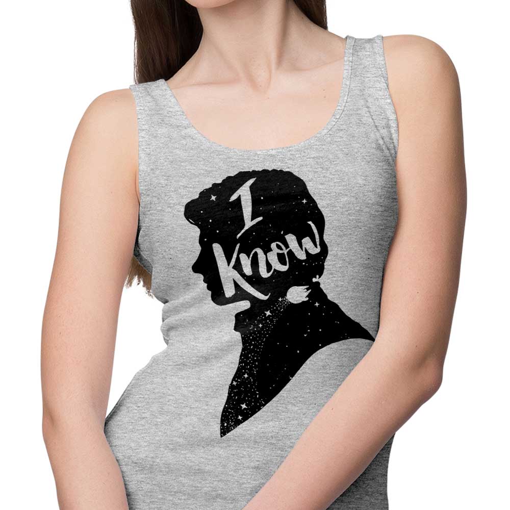 Soft and Comfortable 'I Know' Men's/Unisex and Women's Tank Tops