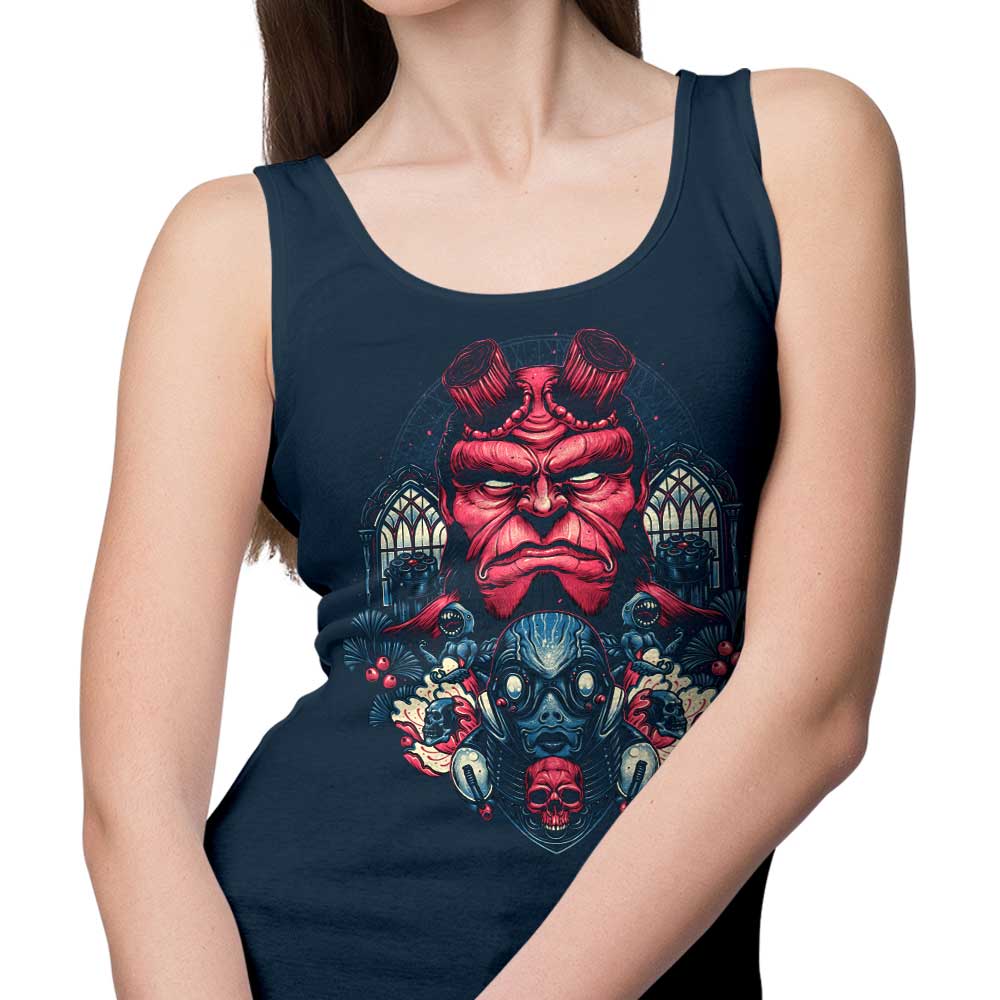 Glitchygorilla's Fire and Water Comfortable Unisex and Women's Tank Tops