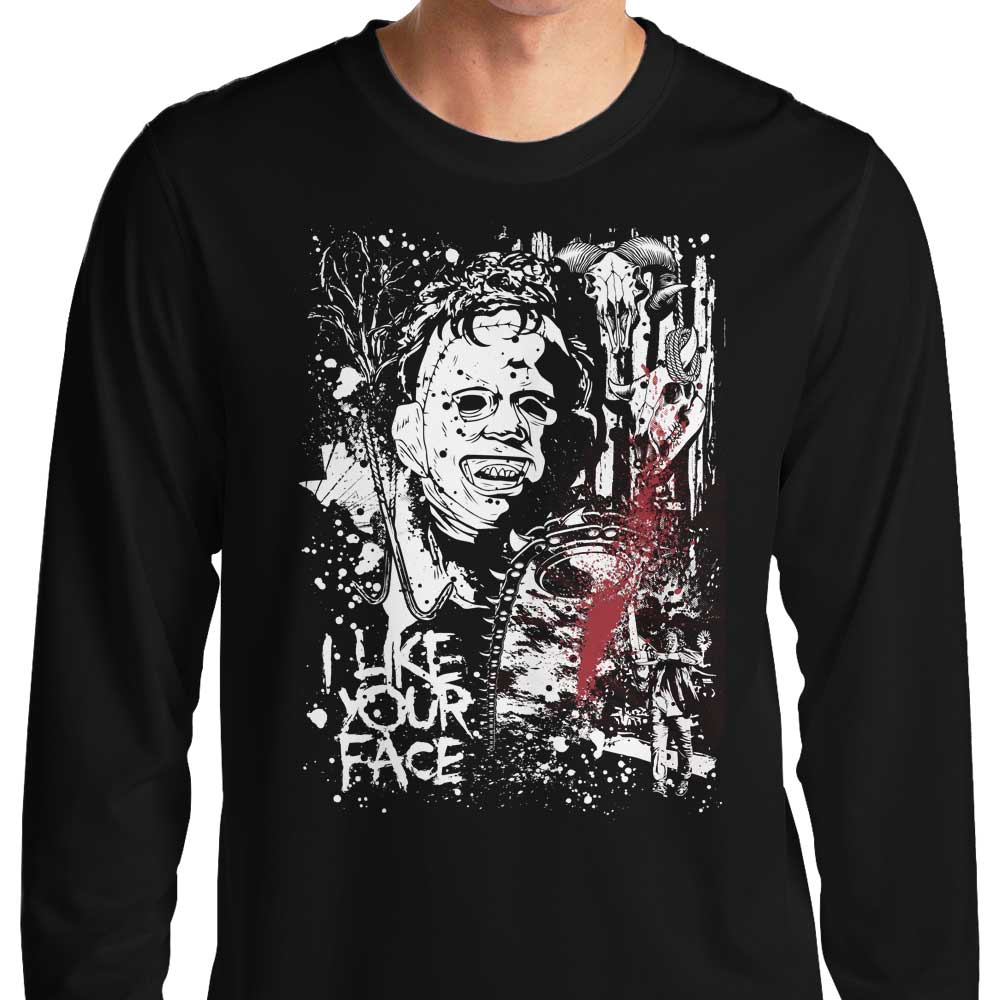 Texas and Chainsaws Stylish Long Sleeve Crewneck T-Shirt