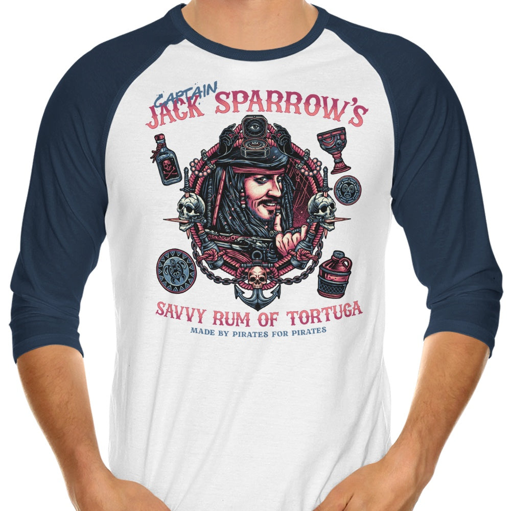 Stylish Savvy Rum 3/4 Sleeve Raglan T-Shirt for Trendy Wear