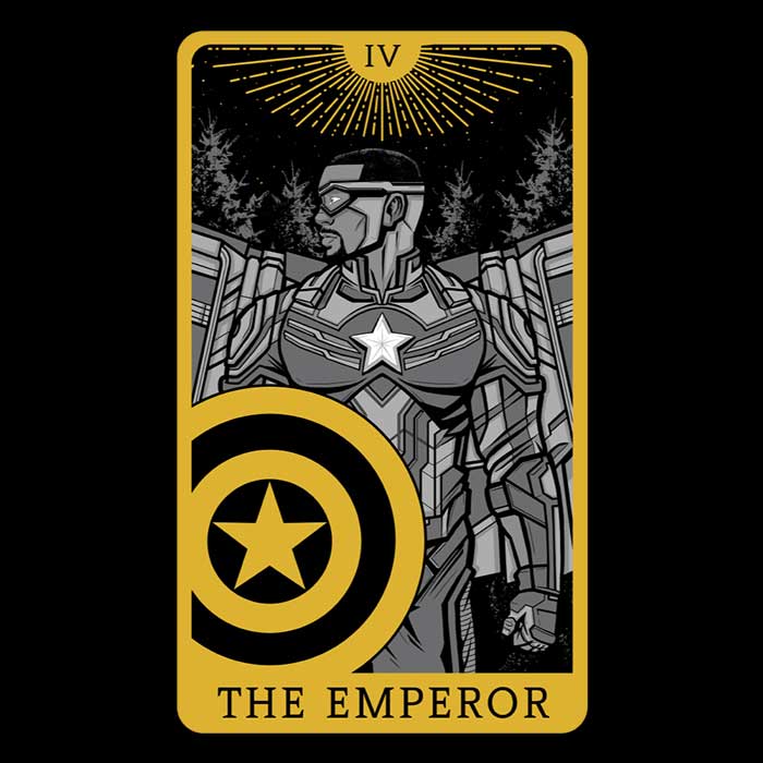 Tarot Inspired The Emperor Design Men's and Women's Comfortable Tank Tops