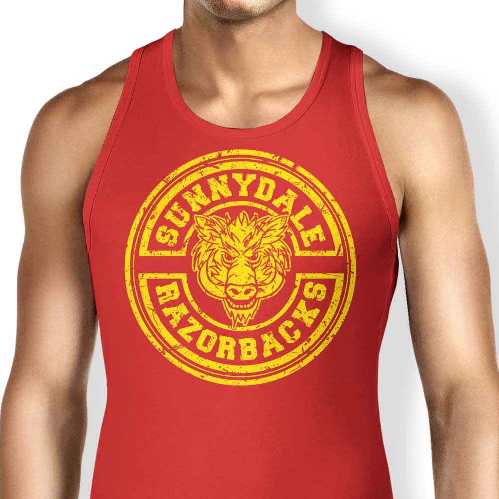 Fan Freak's Sunnydale Razorbacks Comfortable Tank Tops for Men and Women