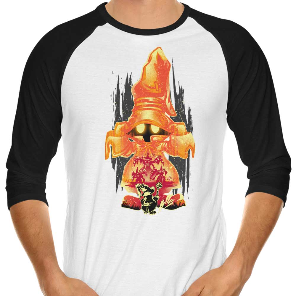Hypertwenty's Black Wizard 3/4 Sleeve Raglan Stylish T-Shirt