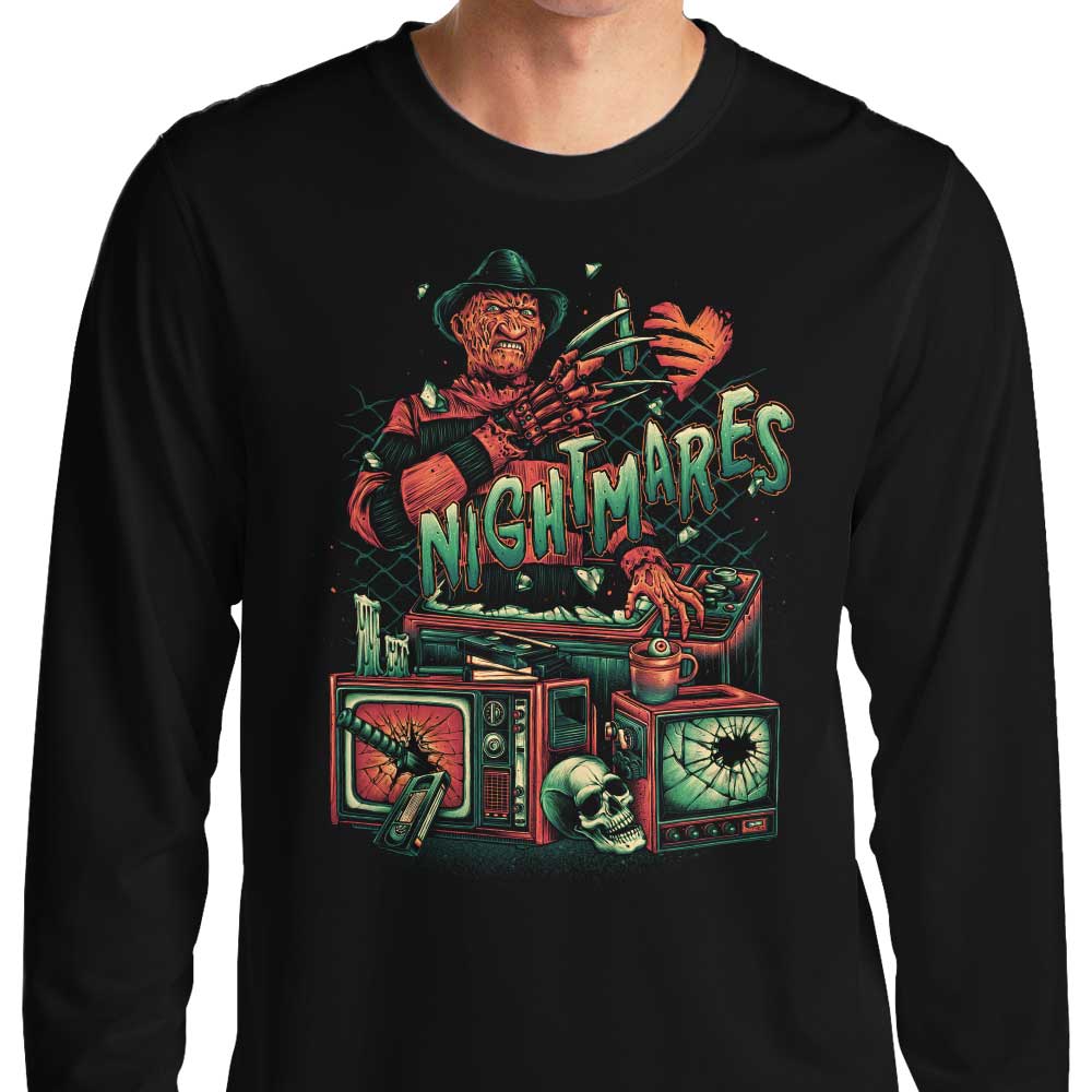 I Heart Nightmares Stylish Long Sleeve T-Shirt for All Occasions