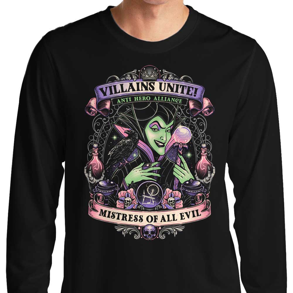 Momma Gorilla's 'Mistress of All Evil' Comfortable Long Sleeve T - Shirt