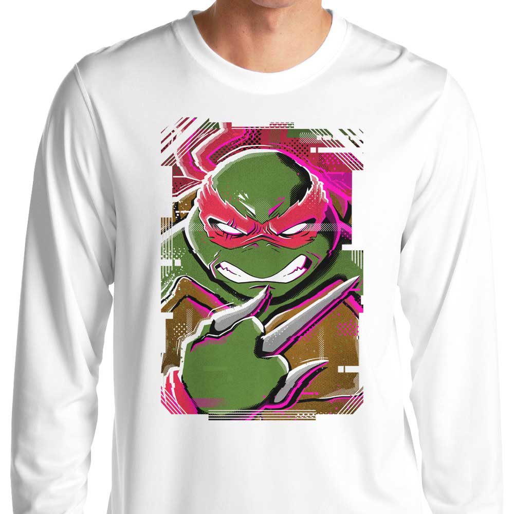 Raphael Glitch Stylish Long Sleeve Crewneck T-Shirt for All Sizes