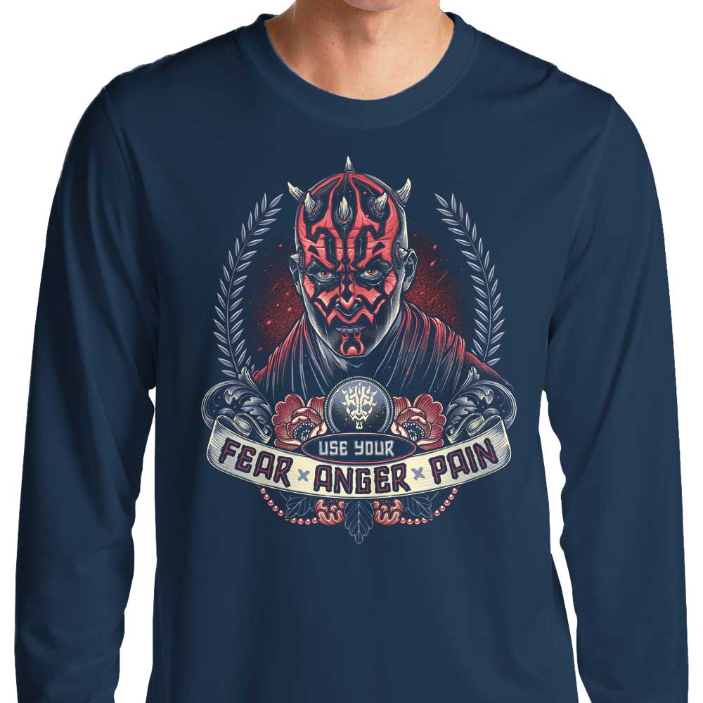Momma Gorilla's Fear, Anger, Pain Long Sleeve Comfort T-Shirt