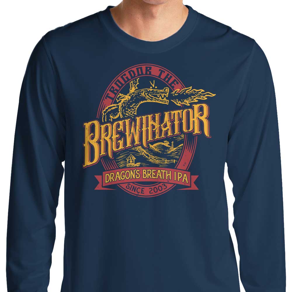 The Brewinator Comfortable Long Sleeve Crewneck T-Shirt