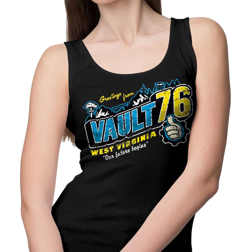 Comfy West Virginia Greetings Tank Tops for Men and Women