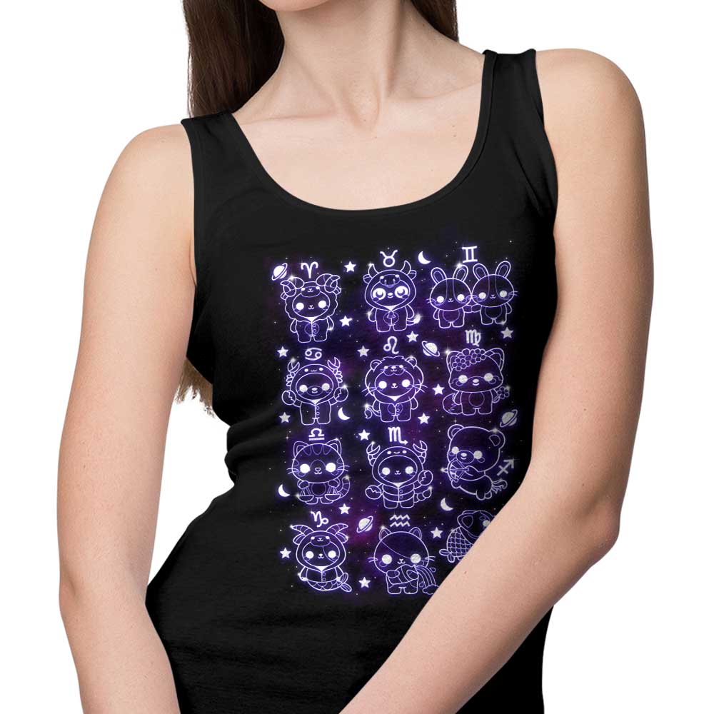 Adorable Zodiac-themed Unisex and Women's Tank Tops