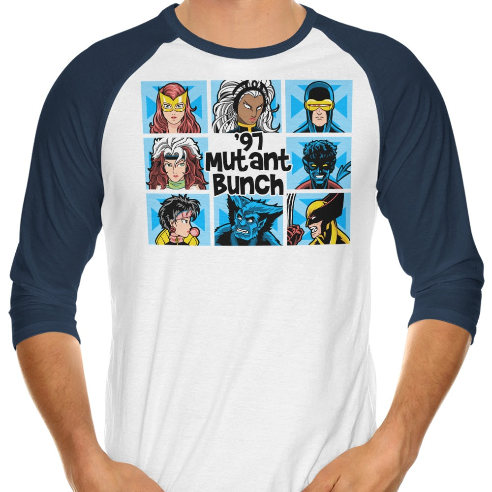 Mutant Bunch '97 Stylish 3/4 Sleeve Raglan T-Shirt for Fashion Lovers