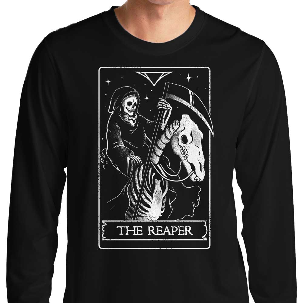 Edu.Ely's The Reaper - Comfortable Long Sleeve Crewneck T - Shirt