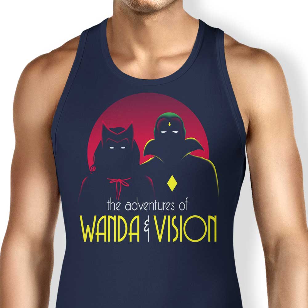 Getsousa Couple Adventures Fashionable Tank Tops for Men, Women, and Unisex