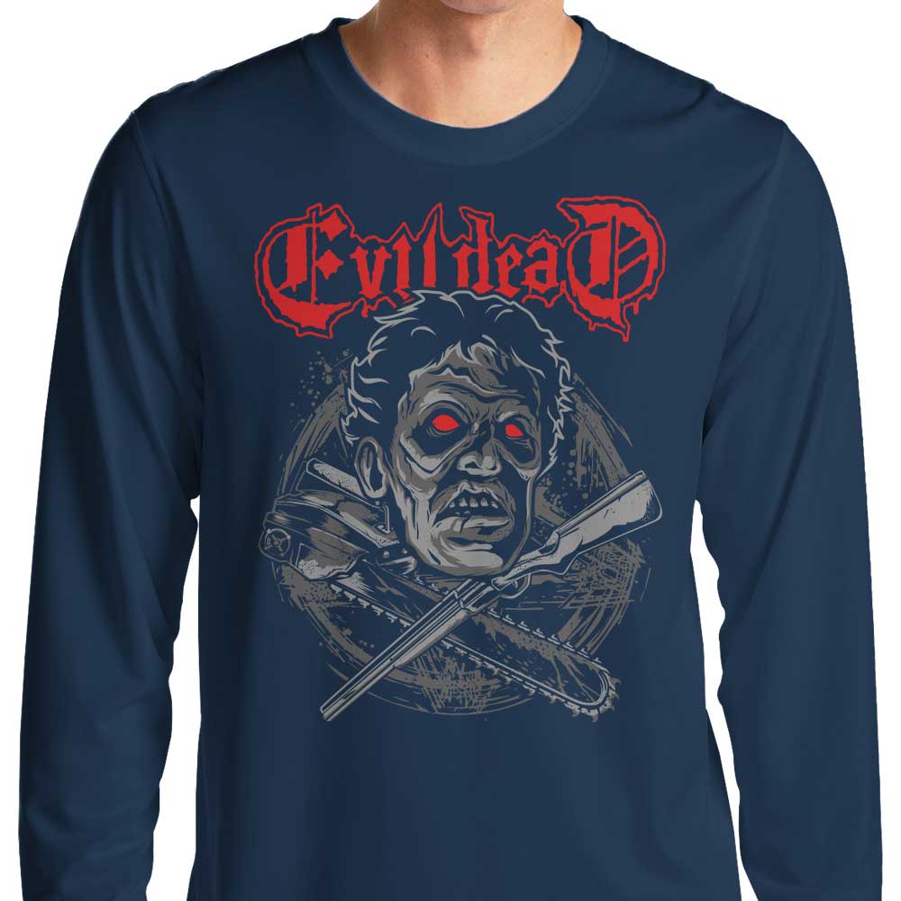 Alternative Evil Album Design Long Sleeve T-Shirt for Fashion Enthusiasts