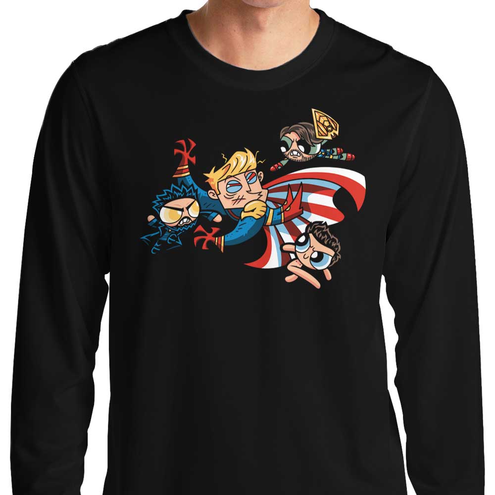 Scorched Puff Boys Comfortable Long Sleeve Crewneck T-Shirt