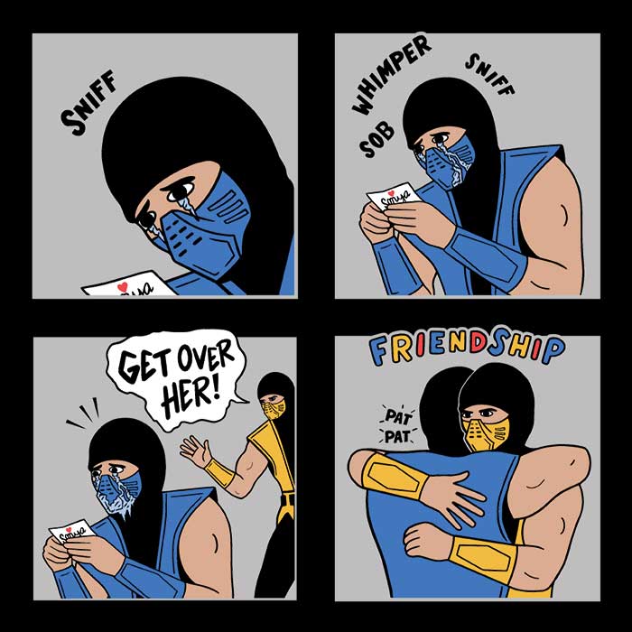 Ibyes Illustrations 'Get Over Her' Stylish Men's and Women's Tank Top