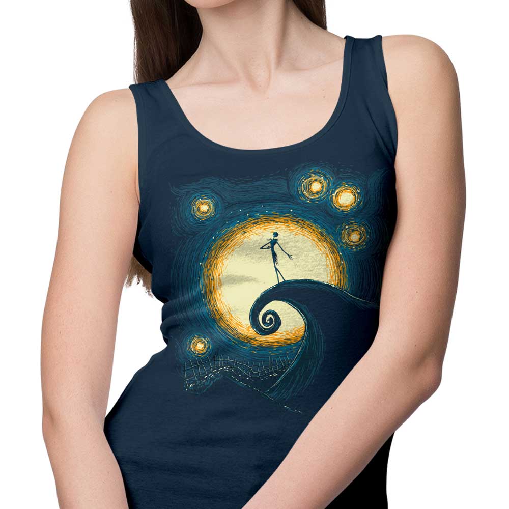 Ddjvigo's Starry Nightmare Men's and Women's Unisex Stylish Tank Tops