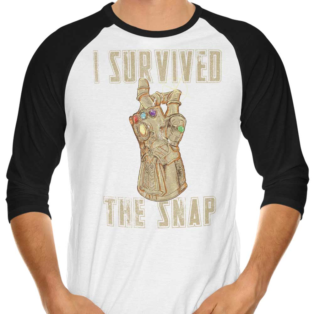 3/4 Sleeve Raglan T-Shirt - I Endured the Decimation from Legendary Phoenix