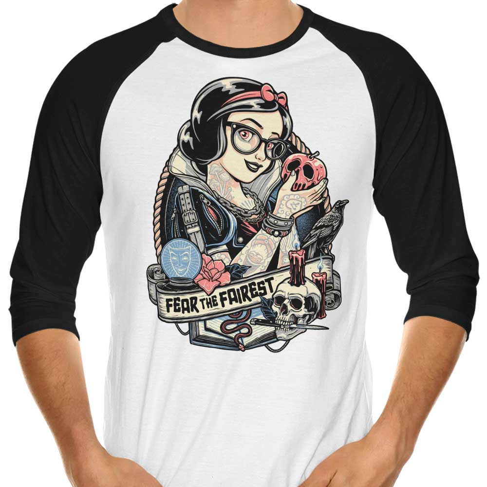 Momma Gorilla's 'Fear the Fairest' 3/4 Sleeve Raglan Style T-Shirt for a Trendy Look
