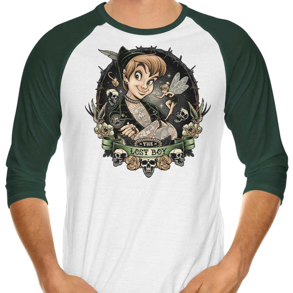 Lost in the Magical Neverland - 3/4 Sleeve Stylish Raglan T-Shirt