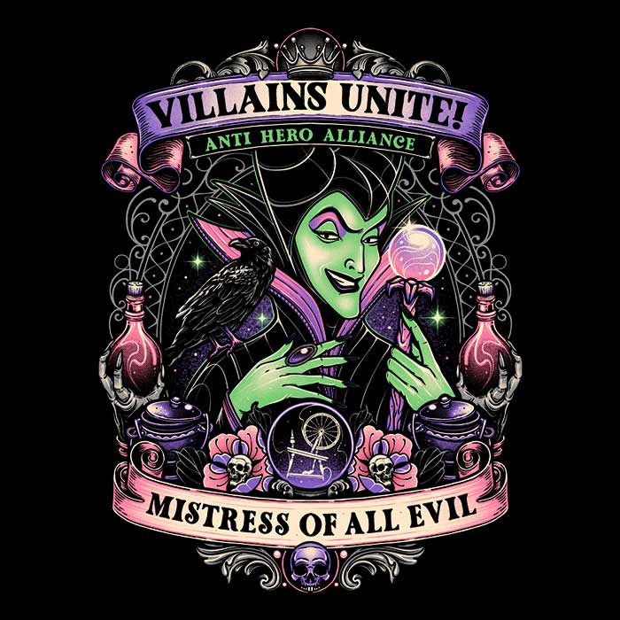 Momma Gorilla's 'Mistress of All Evil' Comfortable Long Sleeve T - Shirt