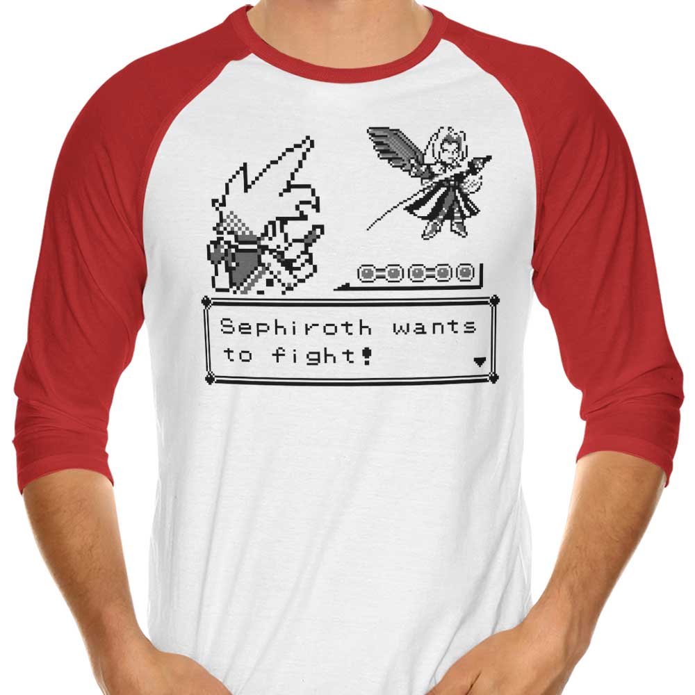 Demonigote's Pocket Fantasy VII 3/4 Sleeve Raglan Stylish T-Shirt