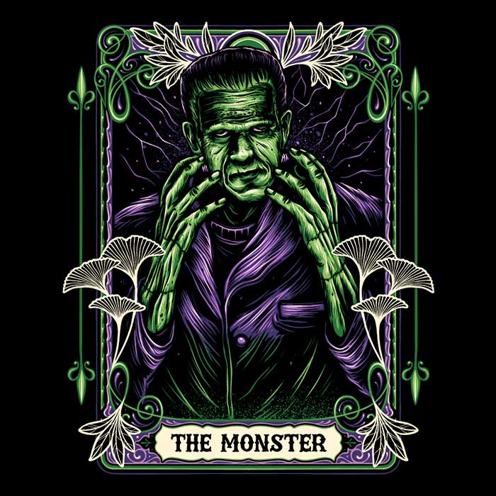 The Monster 3/4 Sleeve Stylish Raglan T-Shirt