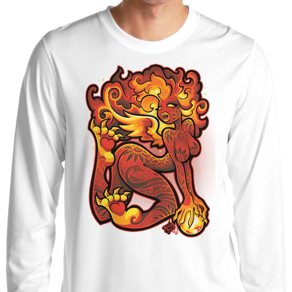 Jehsee Leo Long Sleeve Comfortable Crewneck T - Shirt, S - 4XL