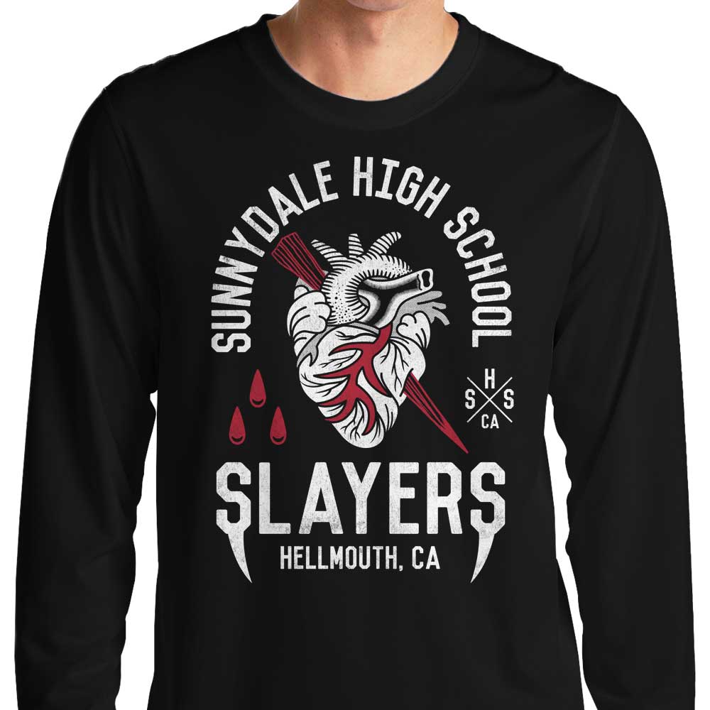 Sunnydale Slayers Branded Long Sleeve Cotton T-Shirt for Fashion Lovers