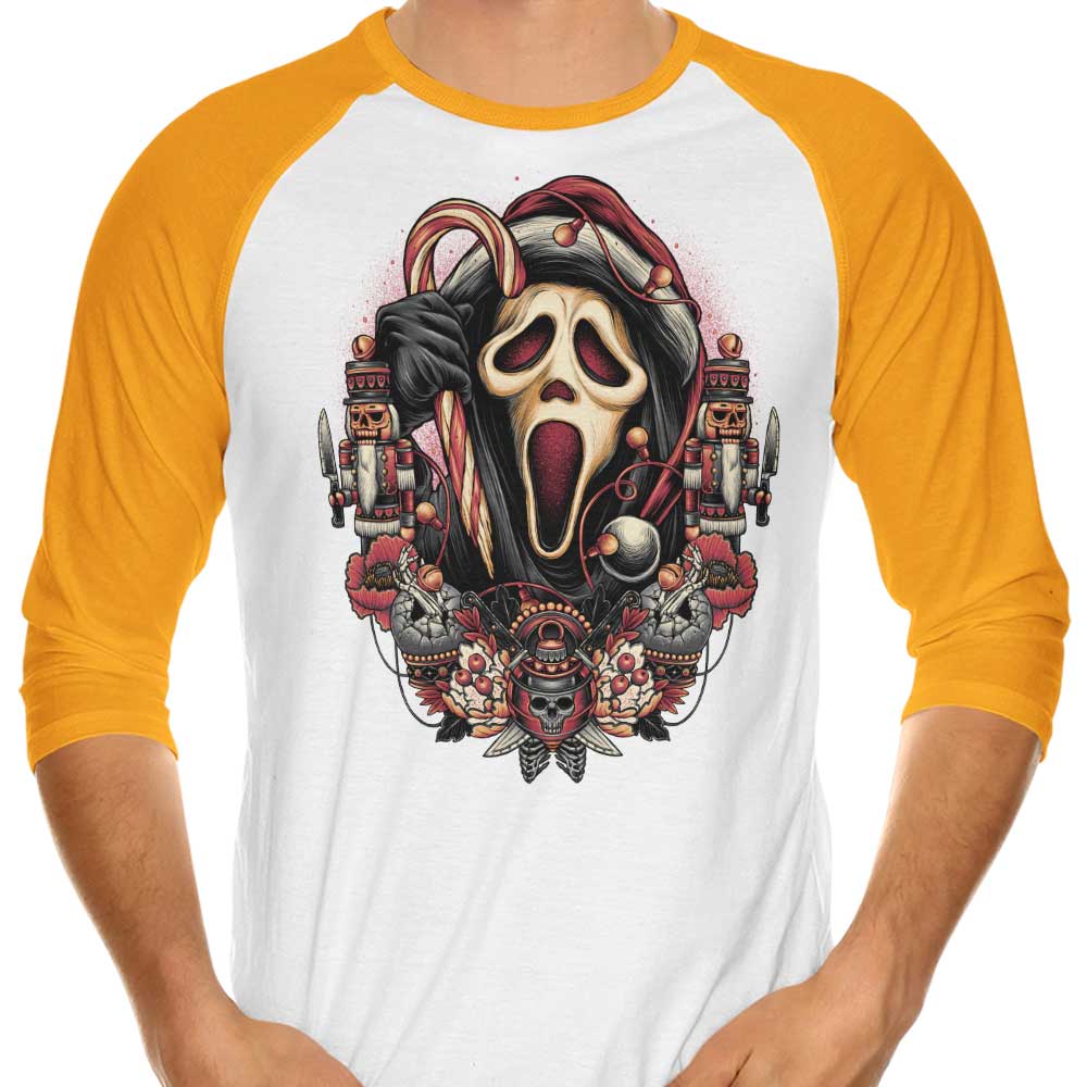 3/4 Sleeve Raglan T-Shirt for Holidays at Woodsboro - A Perfect Wear