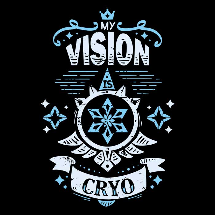 Typhoonic Art's My Vision is Cryo Men's and Women's Unisex Comfortable Cotton Tank Tops