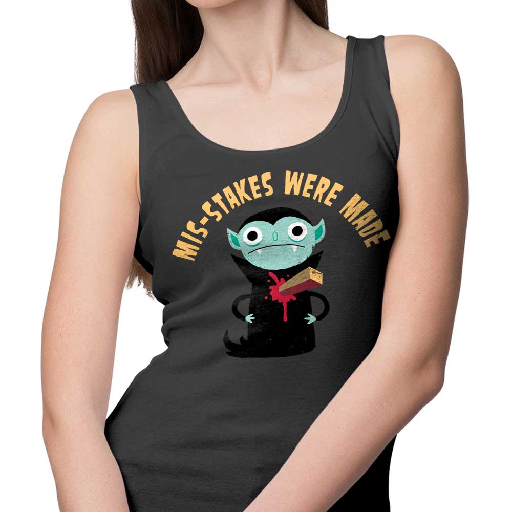 DinoMike's 'Oops! Mis - Stakes Were Made' Comfortable Tank Tops