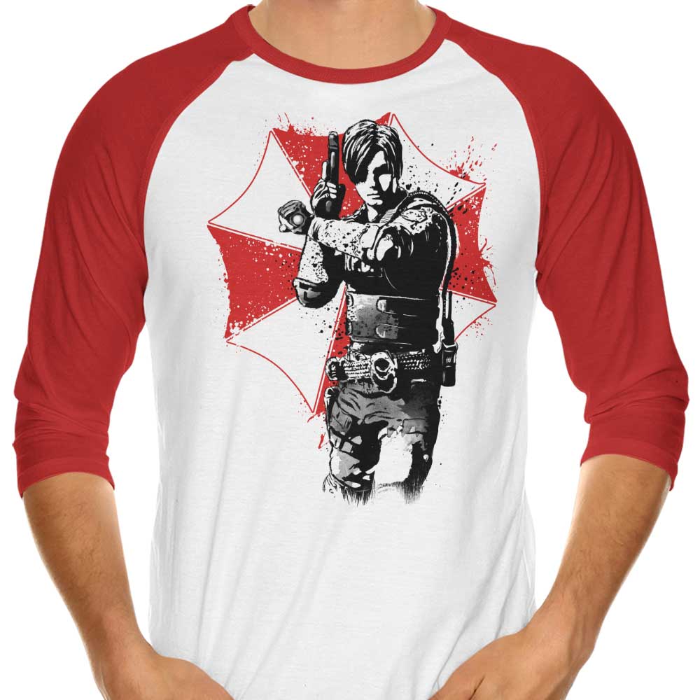 RPD Officer Three - Quarter Sleeve Raglan Style T - Shirt