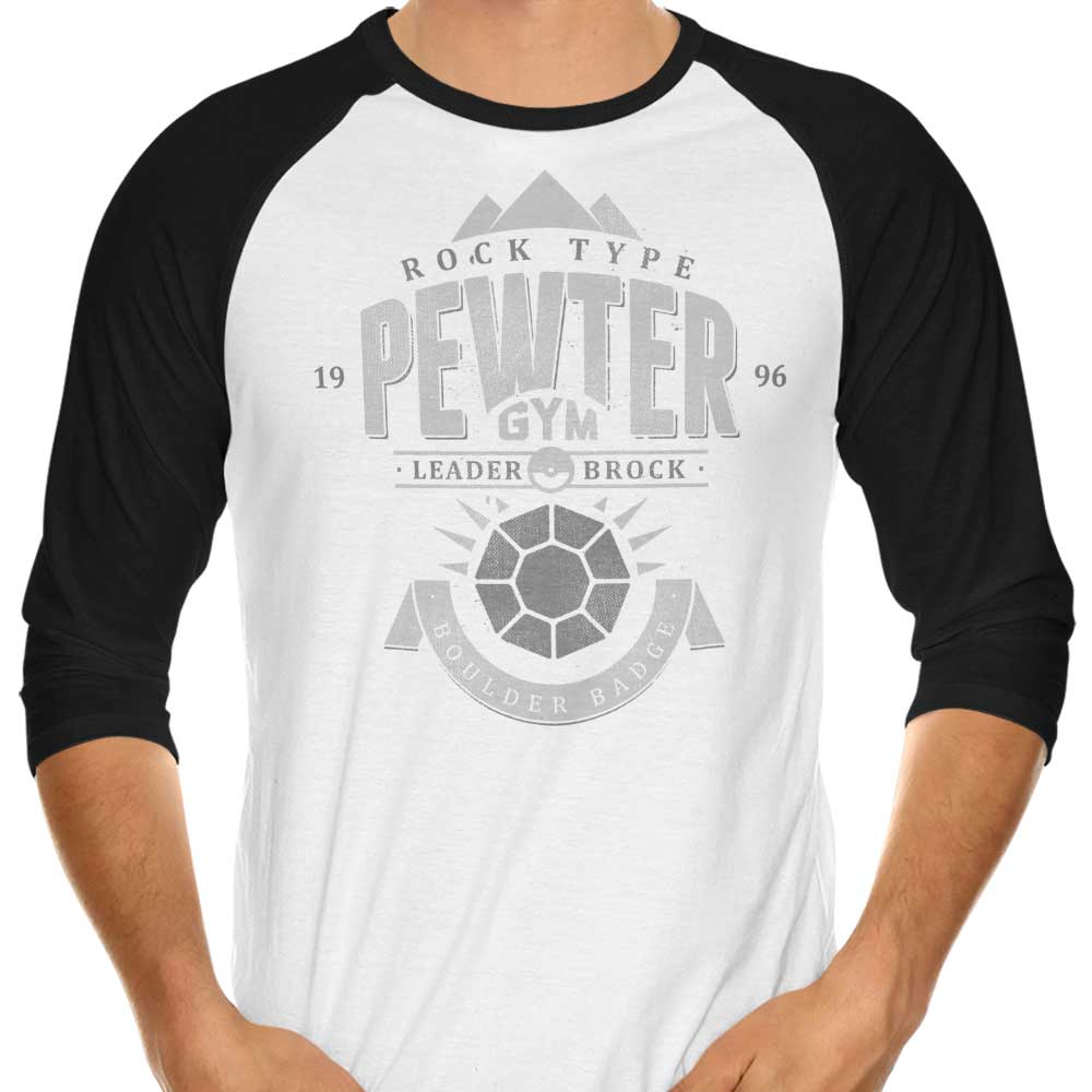 Azafran Pewter City Gym 3/4 Sleeve Raglan Stylish T-Shirt