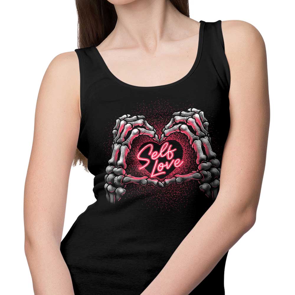 Glitchygorilla Self Love Comfortable Men's and Women's Tank Tops