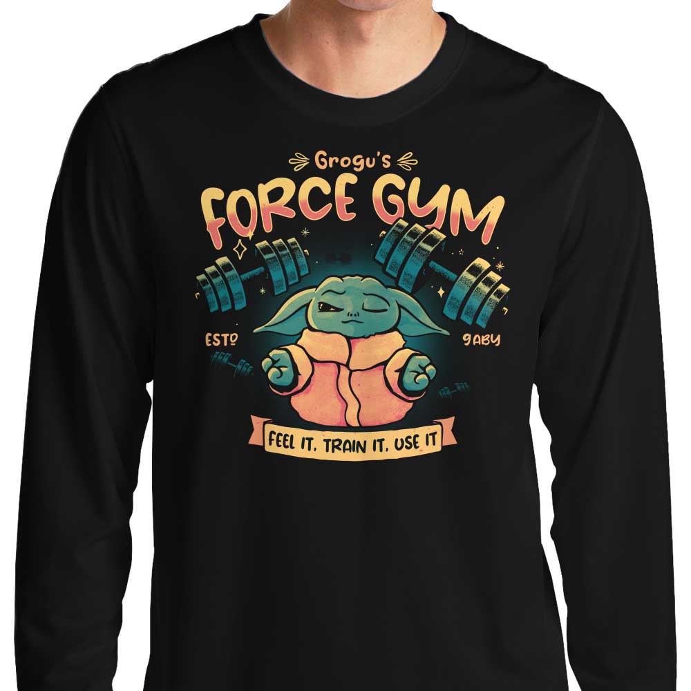Teesgeex Comfortable Long Sleeve 'Feel, Train, Use' T-Shirt