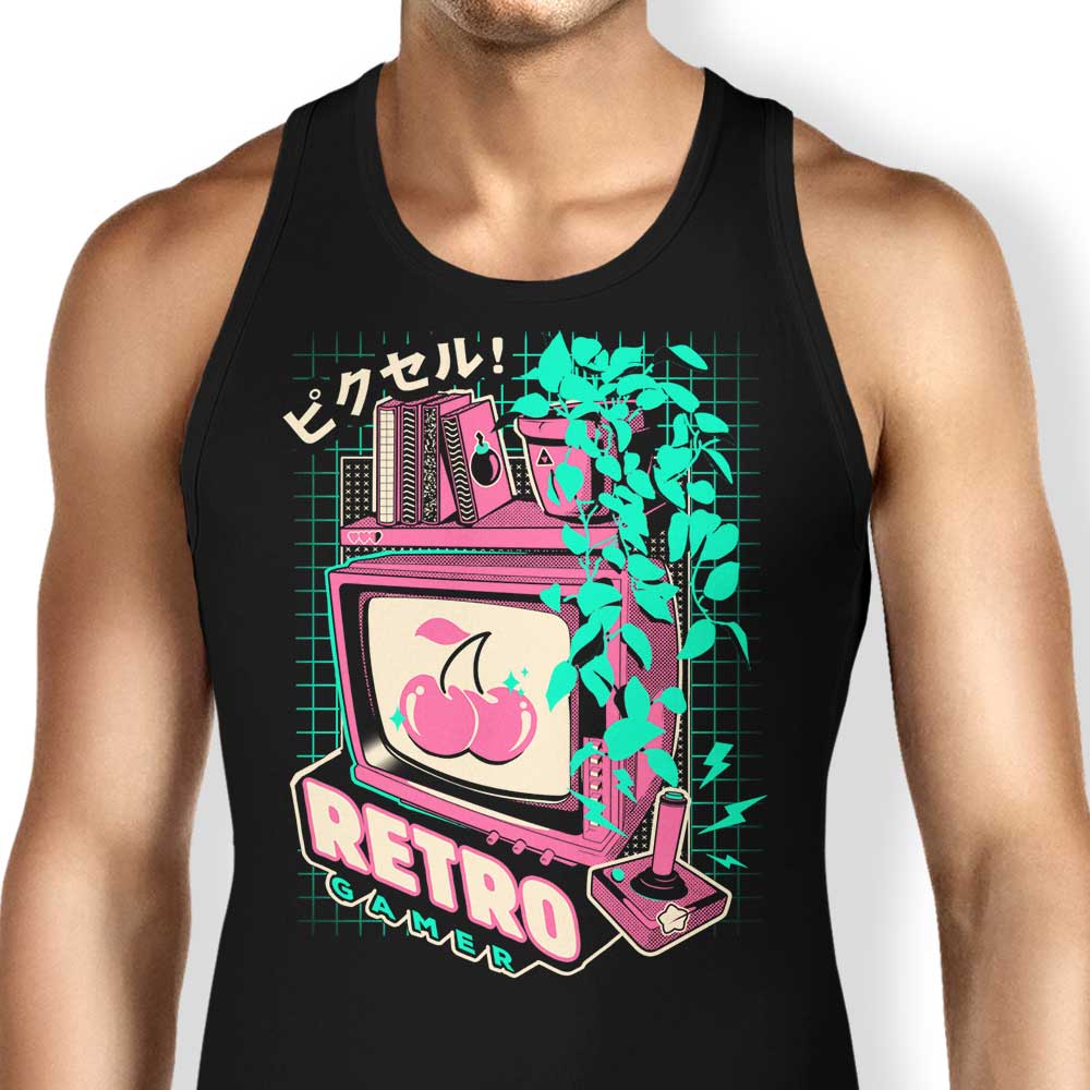Vintage Retro Gaming Style Men's and Unisex Tank Tops for All Ages