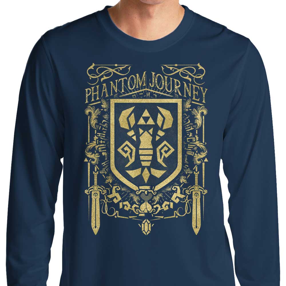 Arinesart Phantom Classic Long Sleeve Crewneck T - Shirt in S - 4XL Sizes