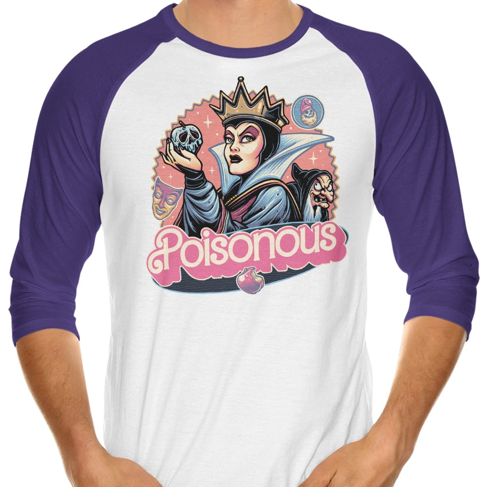 Poisonous Queen Stylish 3/4 Sleeve Raglan Casual T-Shirt