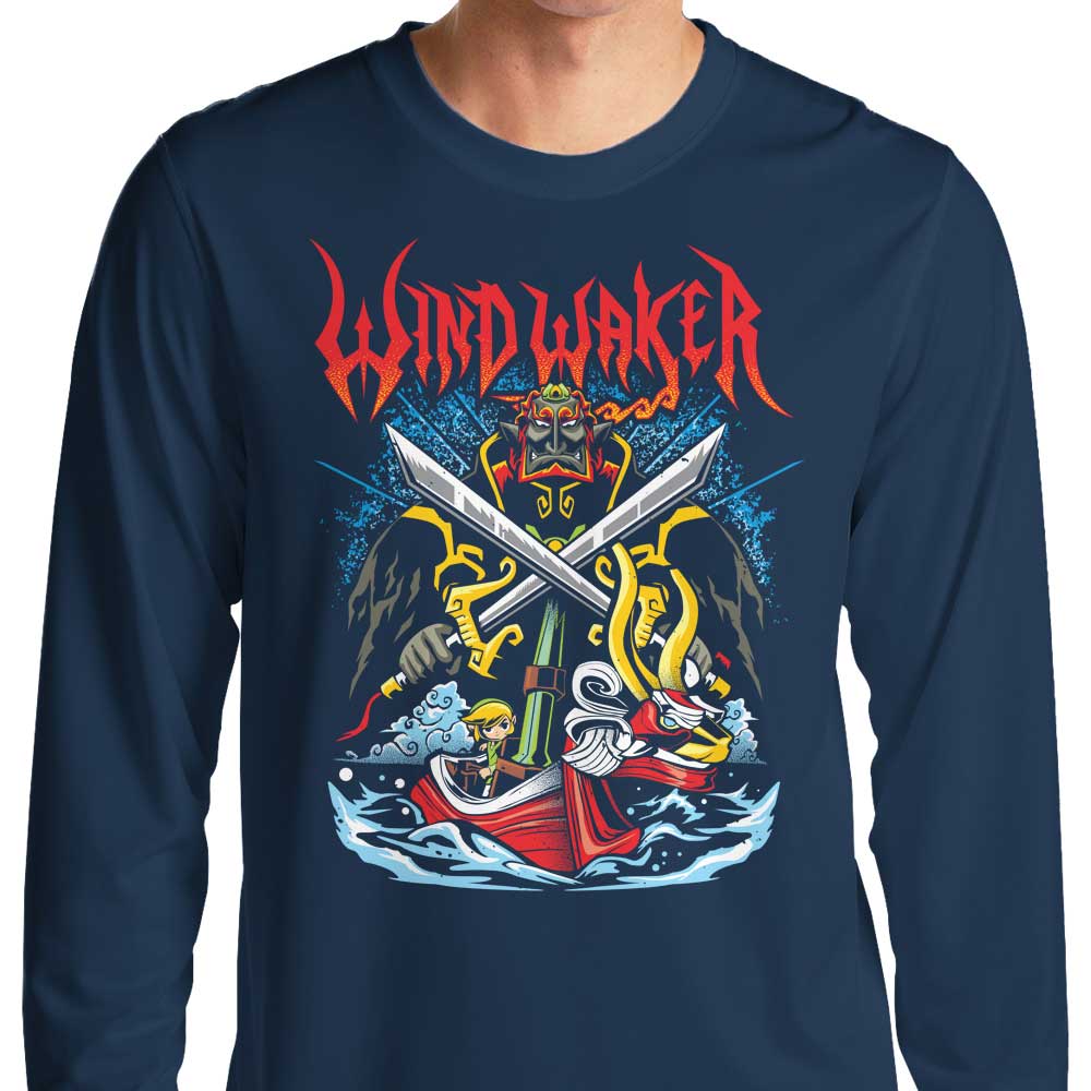 Dracula Byte's Long Sleeve 'Bring the Wind' Comfortable T-Shirt